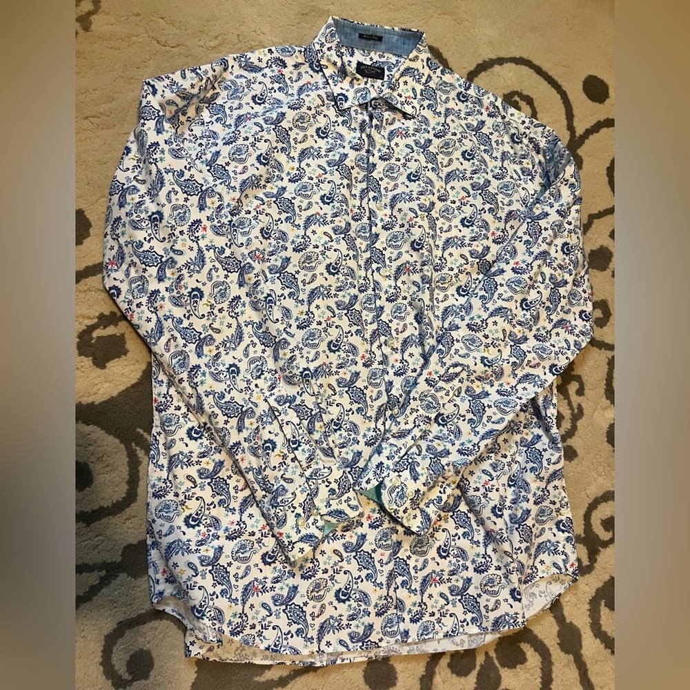 PAUL & SHARK men’s long sleeve button up shirt
